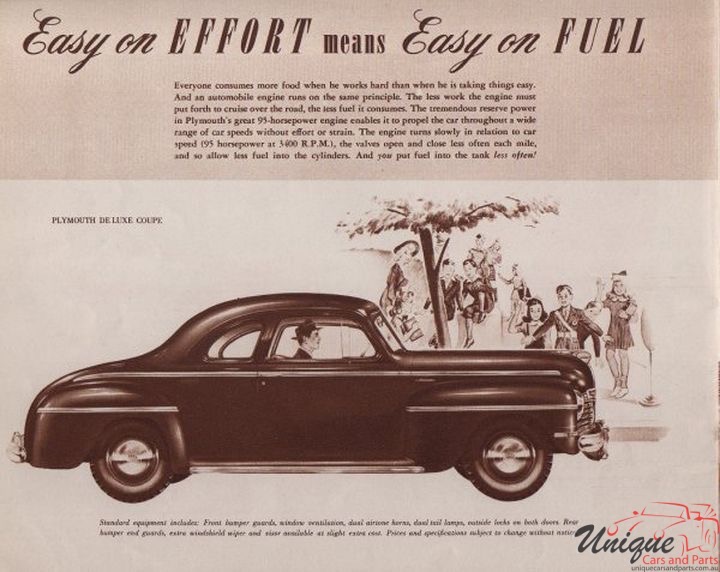 1942 Plymouth Brochure Page 4